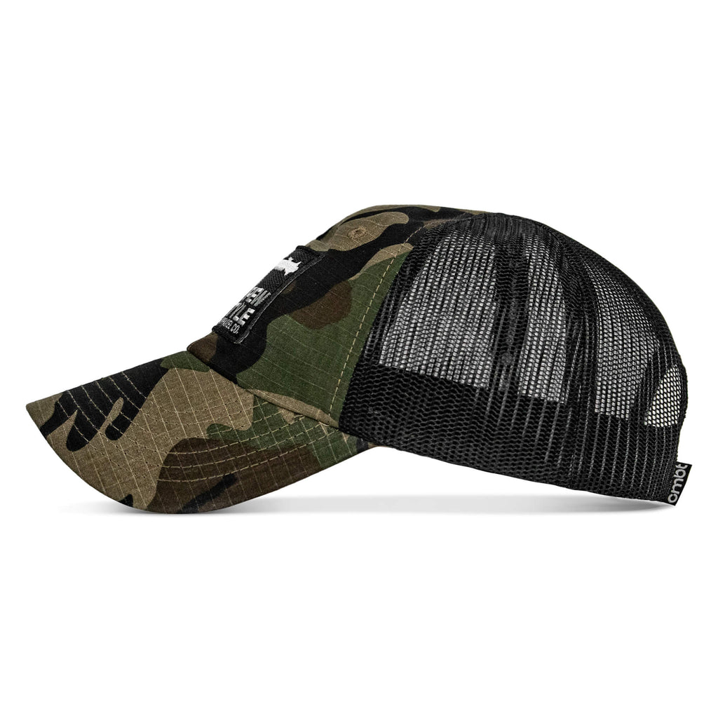 Ripstop Pew Pew Lifesyle Patch Tactical Ripstop Mesh Snapback Hat