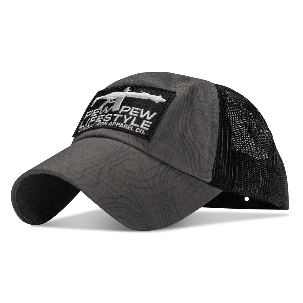Ripstop Pew Pew Lifesyle Patch Tactical Ripstop Mesh Snapback Hat