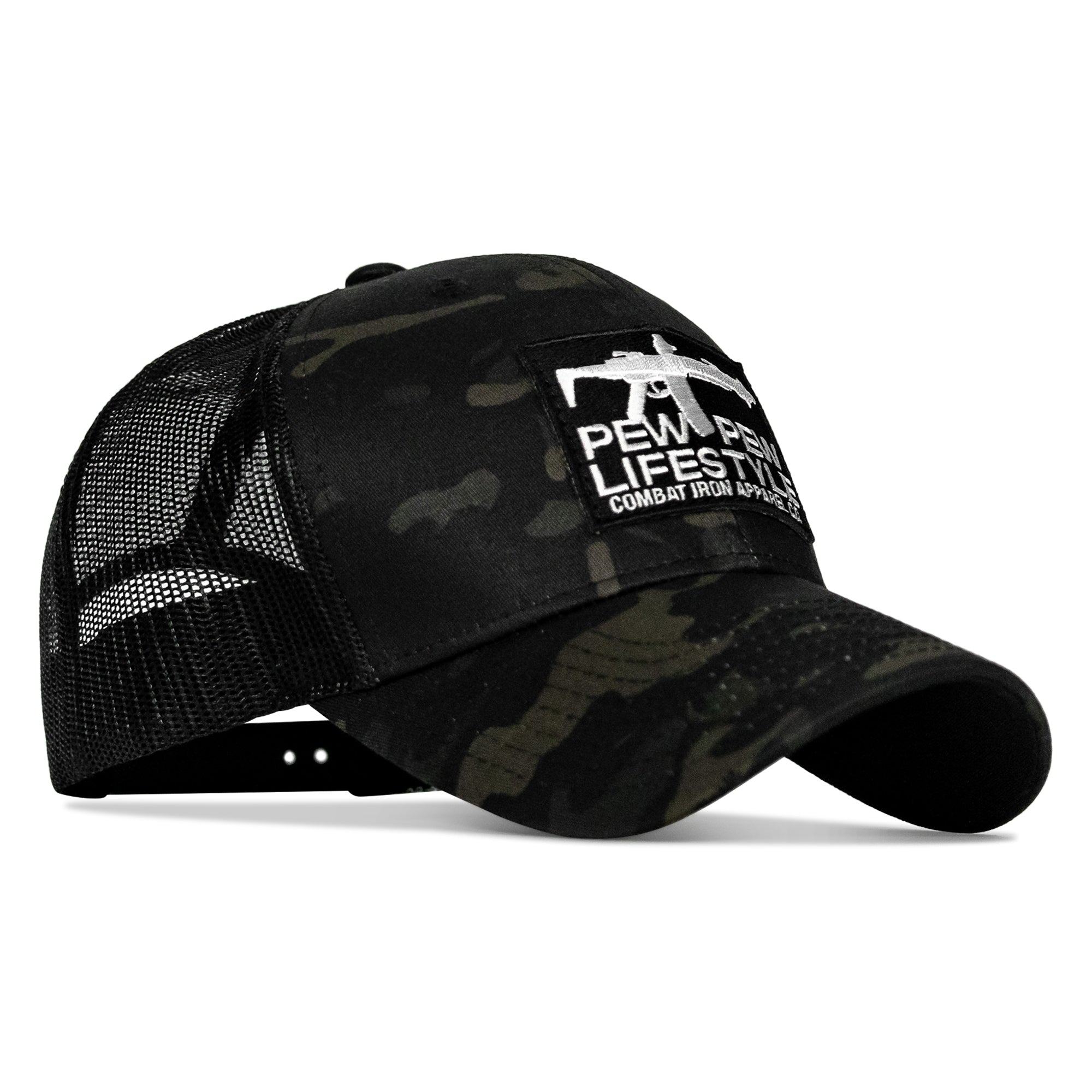 Pew Pew Lifestyle Patch Mid-Profile Snapback Hat