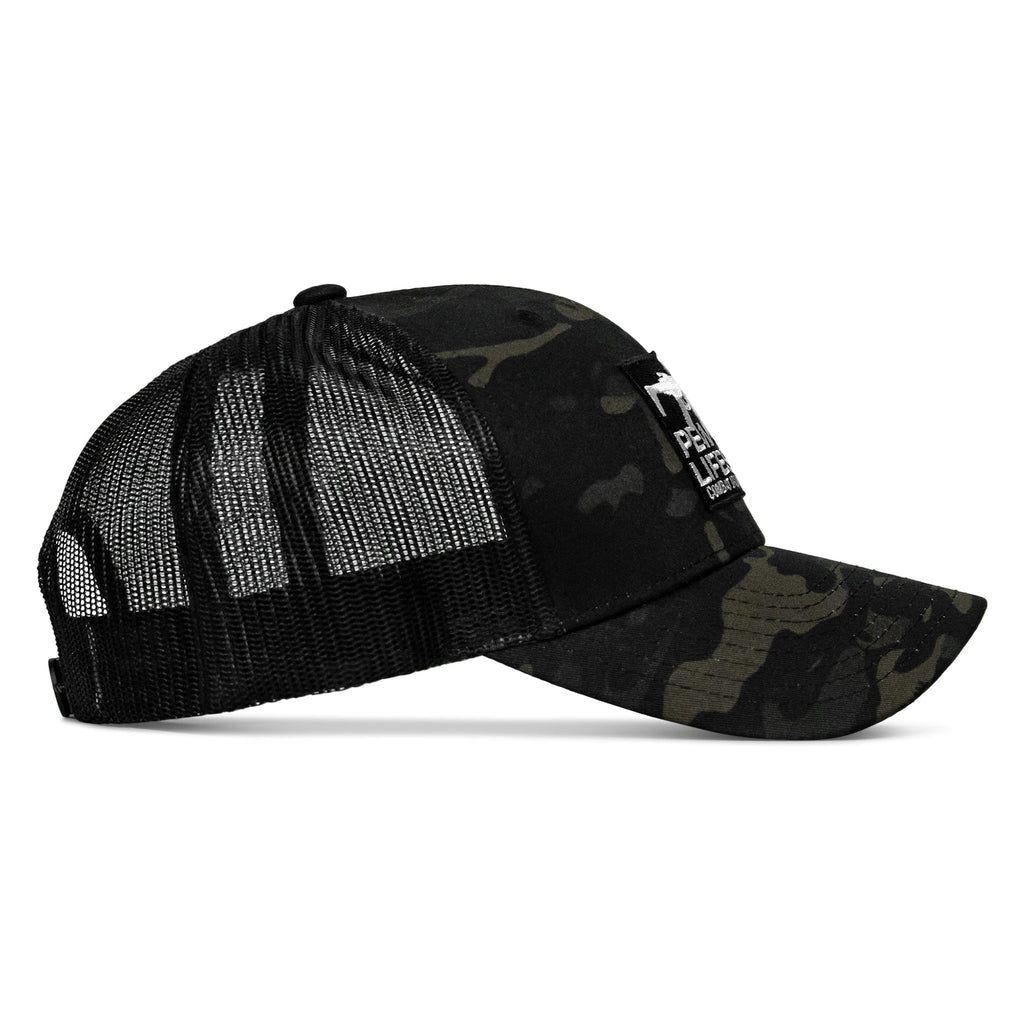 Pew Pew Lifestyle Patch Mid-Profile Snapback Hat
