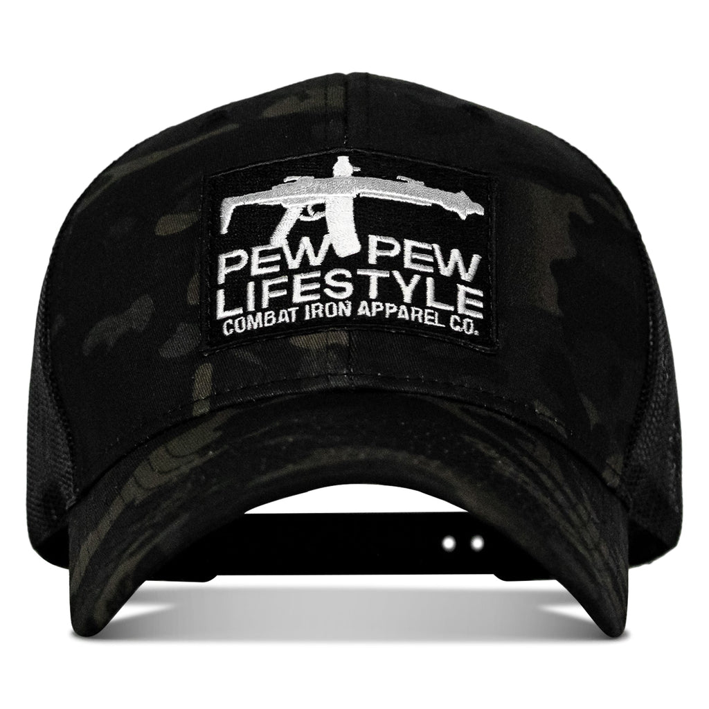 Pew Pew Lifestyle Patch Mid-Profile Snapback Hat