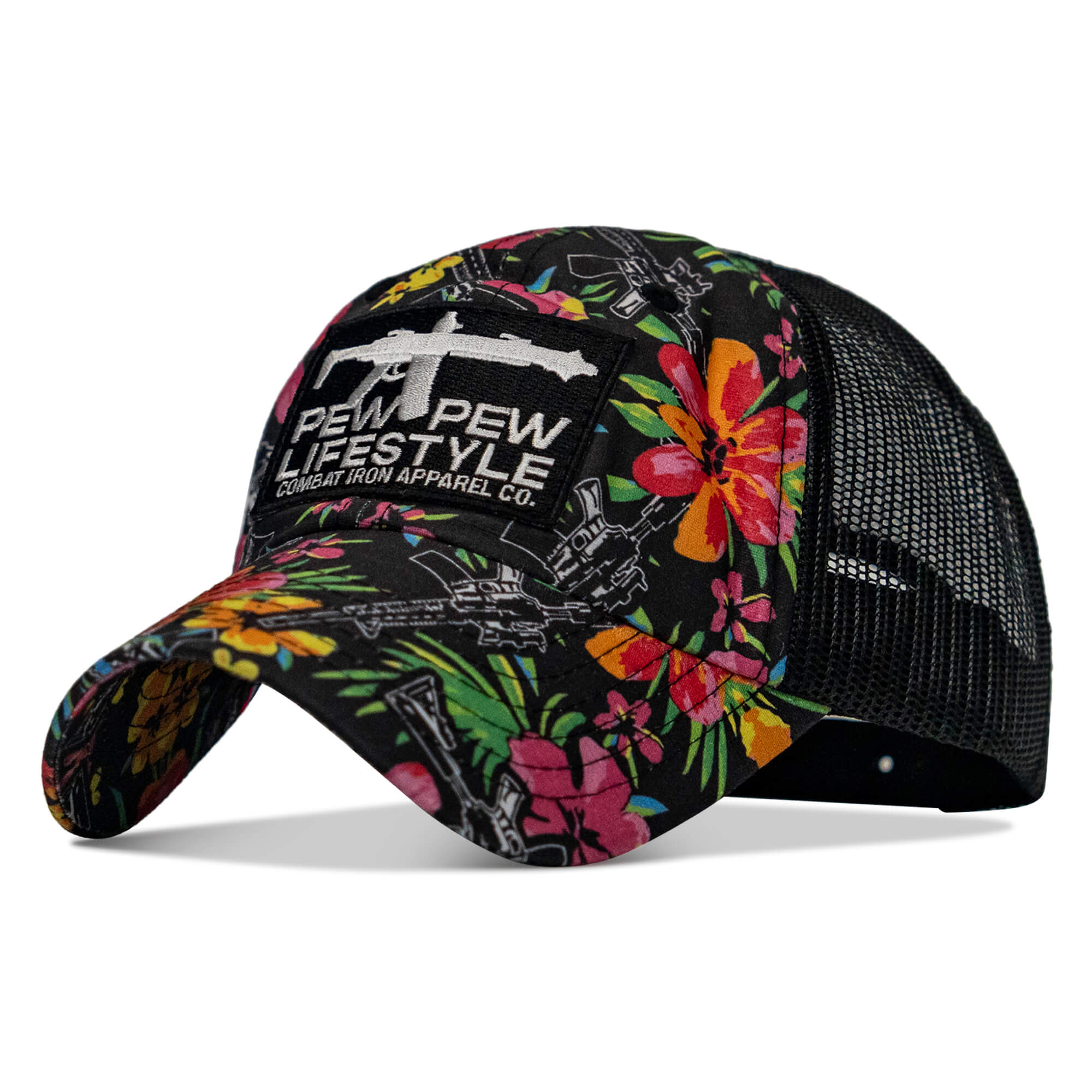 Ripstop Pew Pew Lifesyle Patch Tactical Ripstop Mesh Snapback Hat