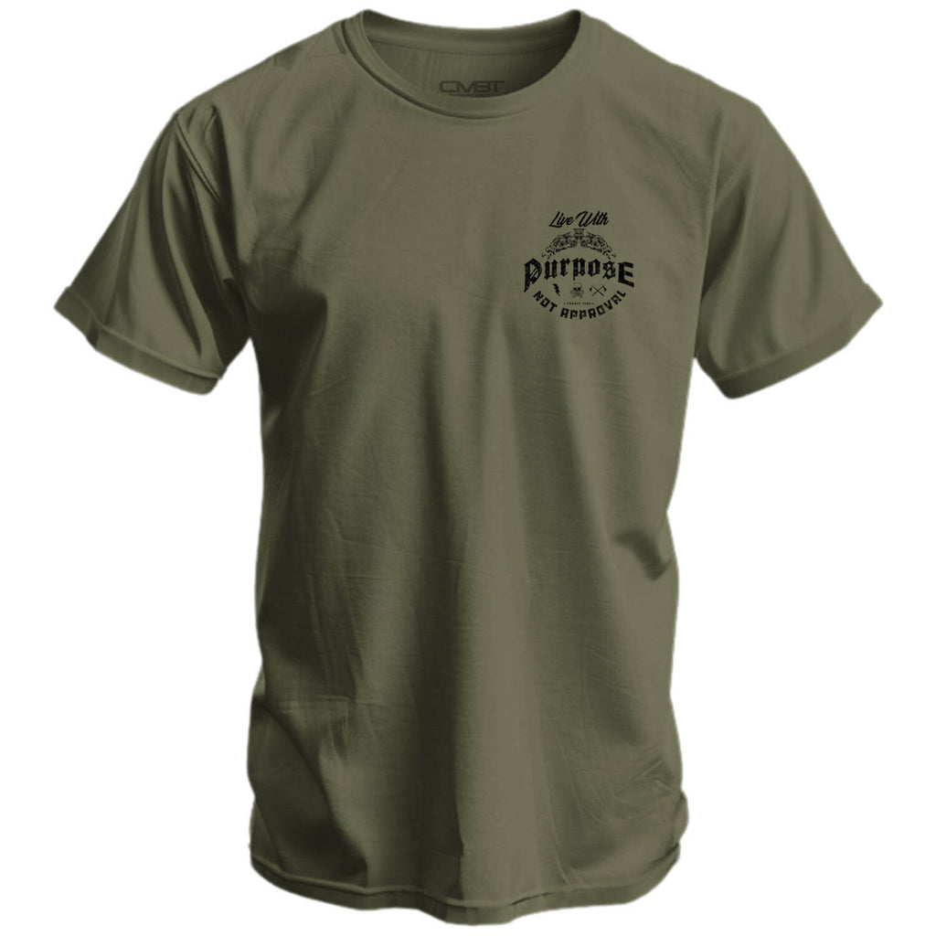 Live With Purpose. Not Approval Men's T-Shirt
