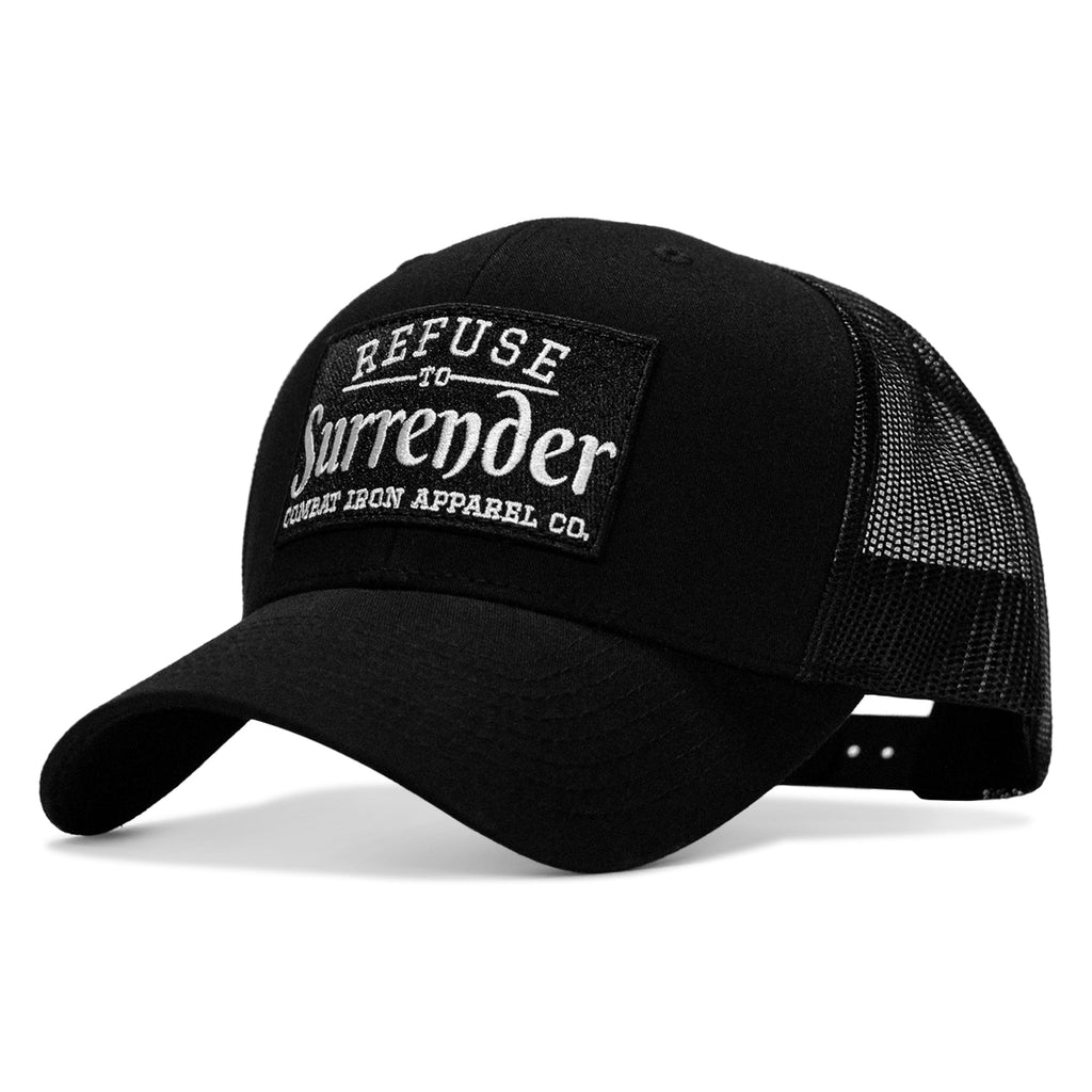 Refuse To Surrender B/W Patch Snapback Hat