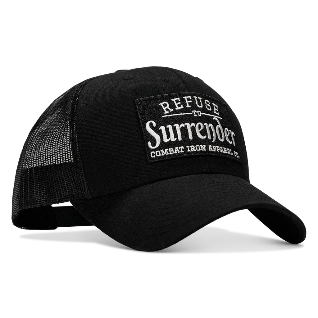Refuse To Surrender B/W Patch Snapback Hat