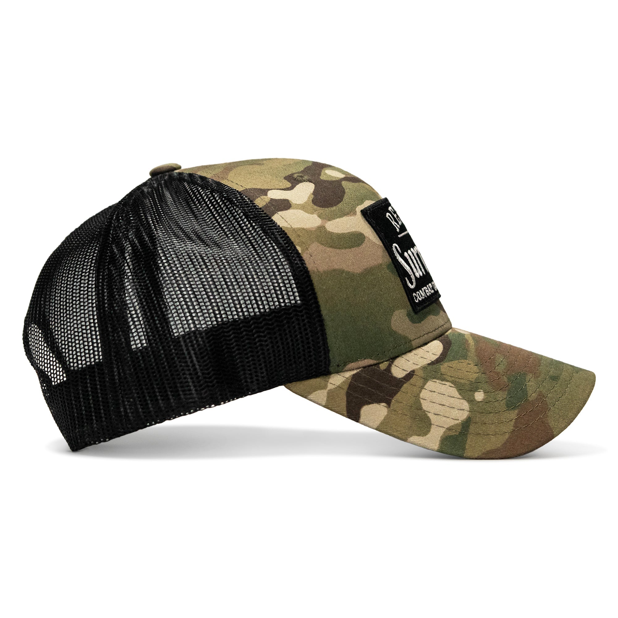 Refuse To Surrender B/W Patch Snapback Hat