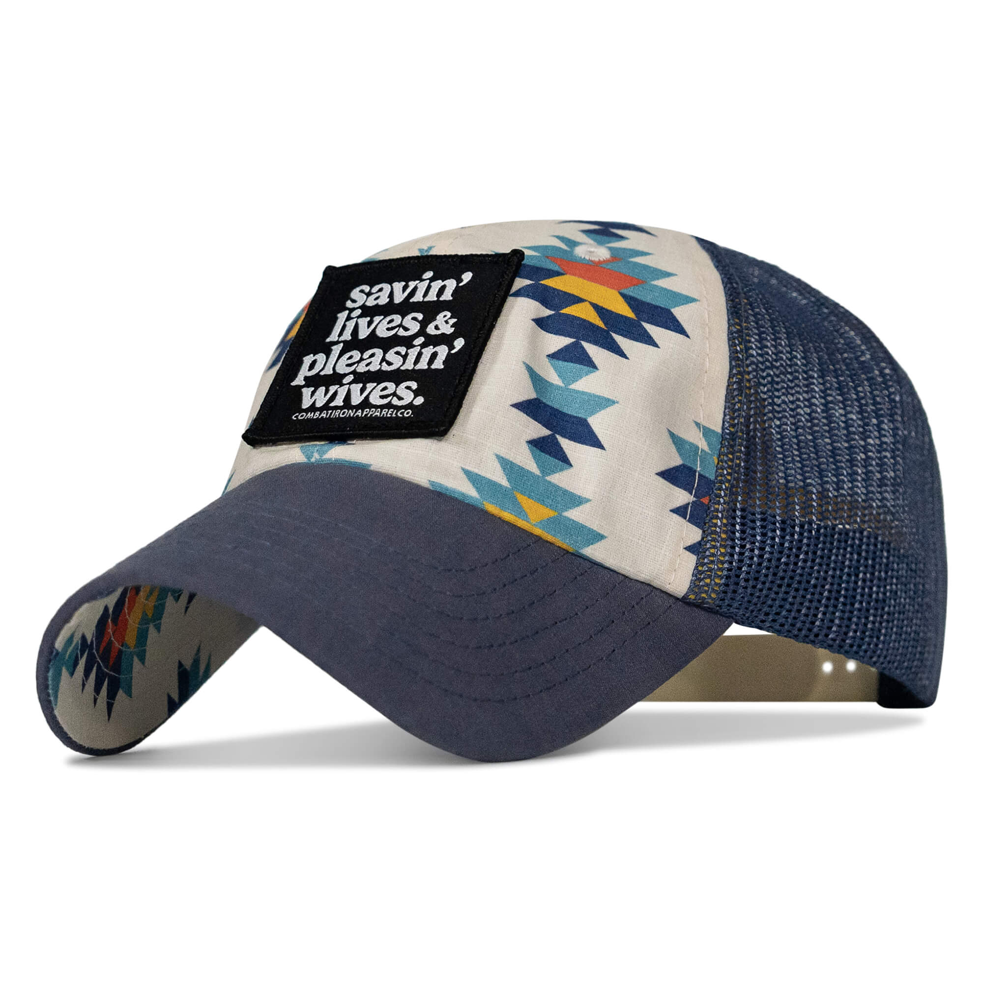 Ripstop Savin' Lives & Pleasin' Wives  Patch Tactical Ripstop Mesh Snapback Hat