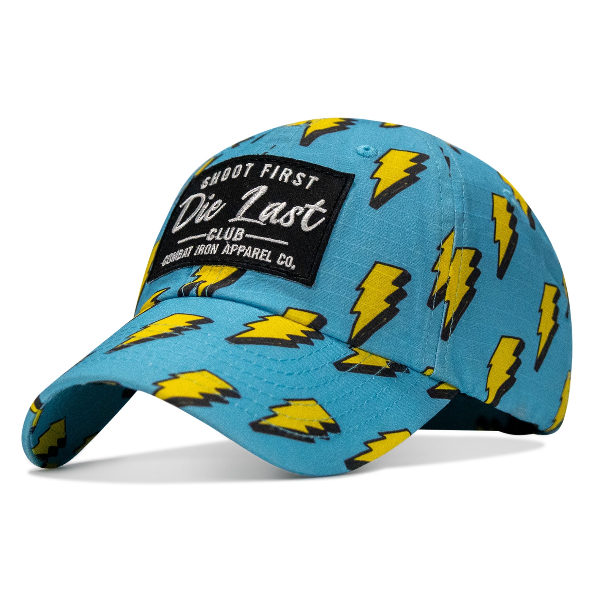 Shoot First. Die Last. Club Patch Tactical Ripstop Mesh Snapback Hat