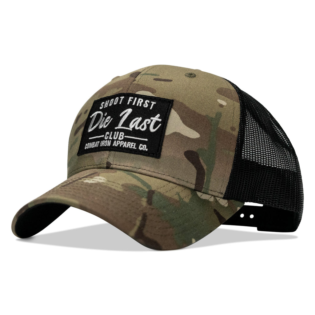 Shoot First. Die Last. Club Patch Snapback
