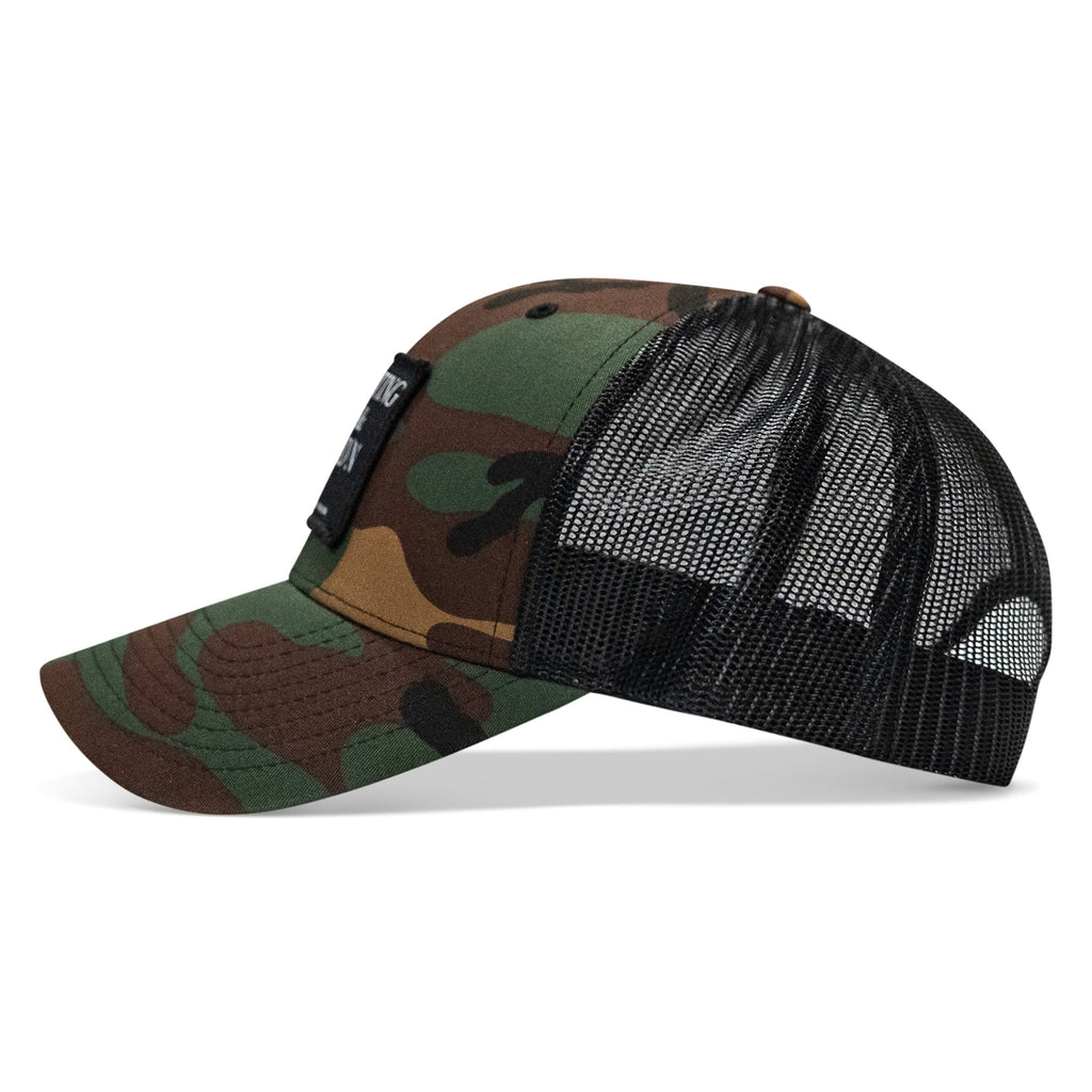 Shooting Guns & Spread'n Buns Patch Snapback Hat