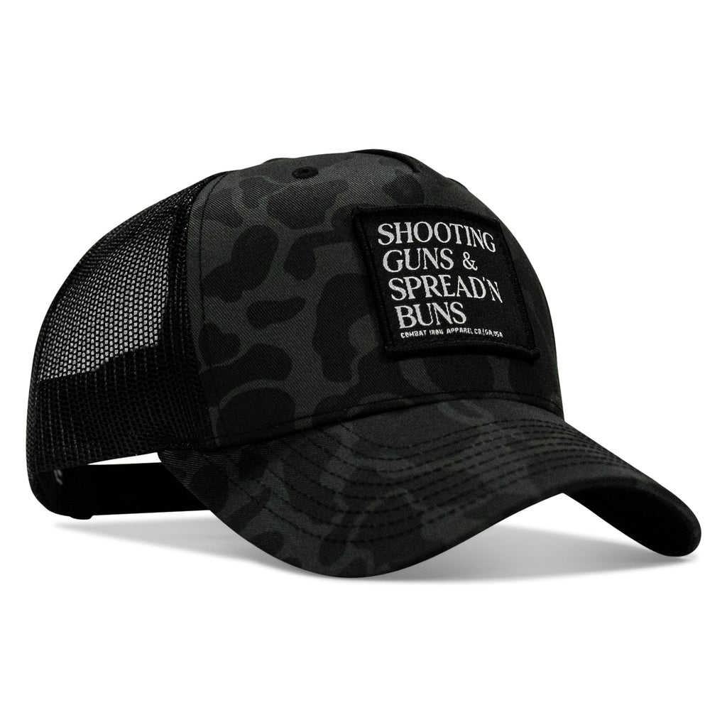 Shooting Guns & Spread'n Buns Patch Snapback Hat