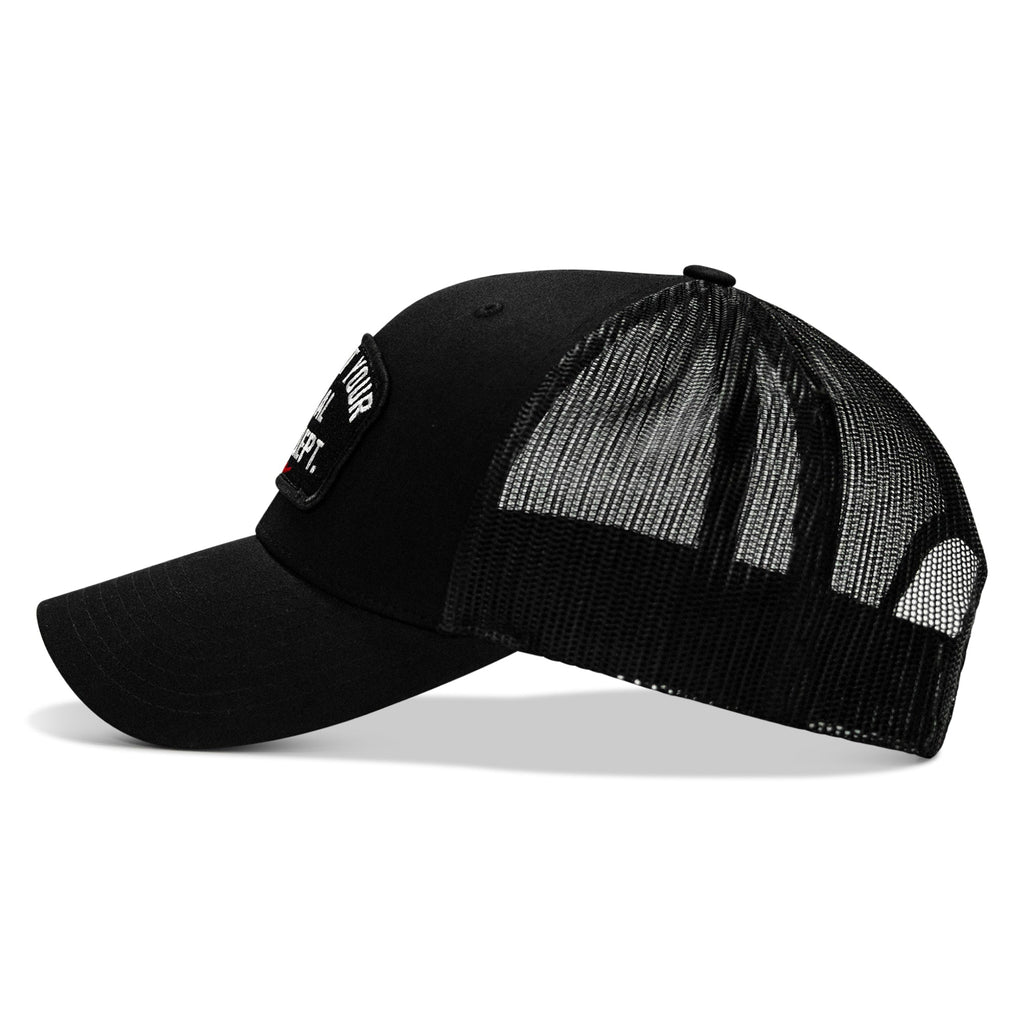 Support Your Local Fire Dept. Patch Snapback Hat