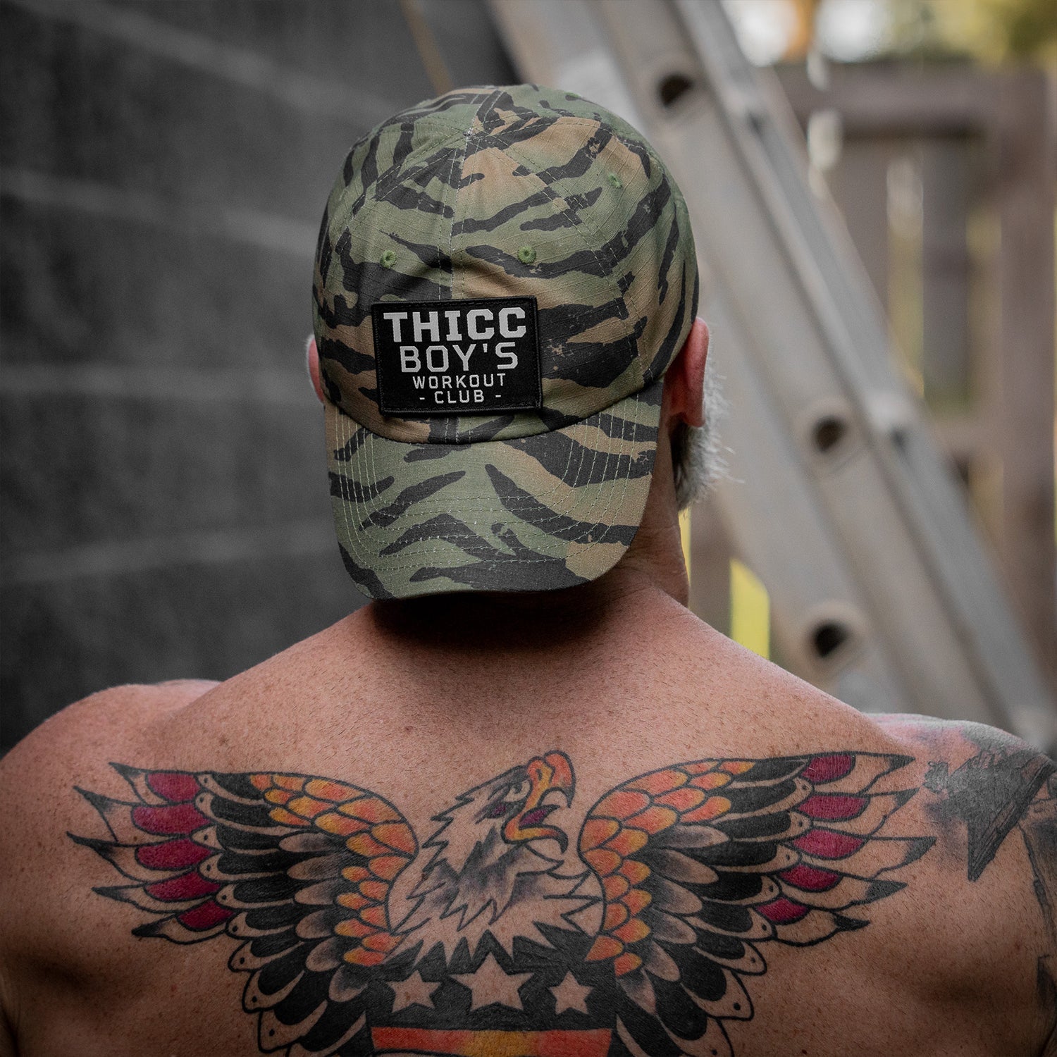 Ripstop Thicc Boys Workout Club Patch Tactical Ripstop Mesh Snapback Hat
