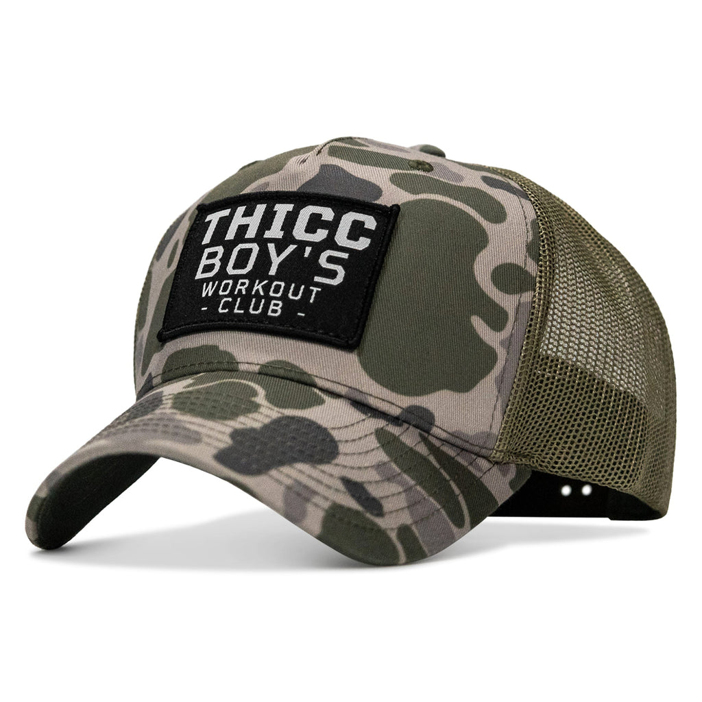Thicc Boys Workout Patch Snapback Hat