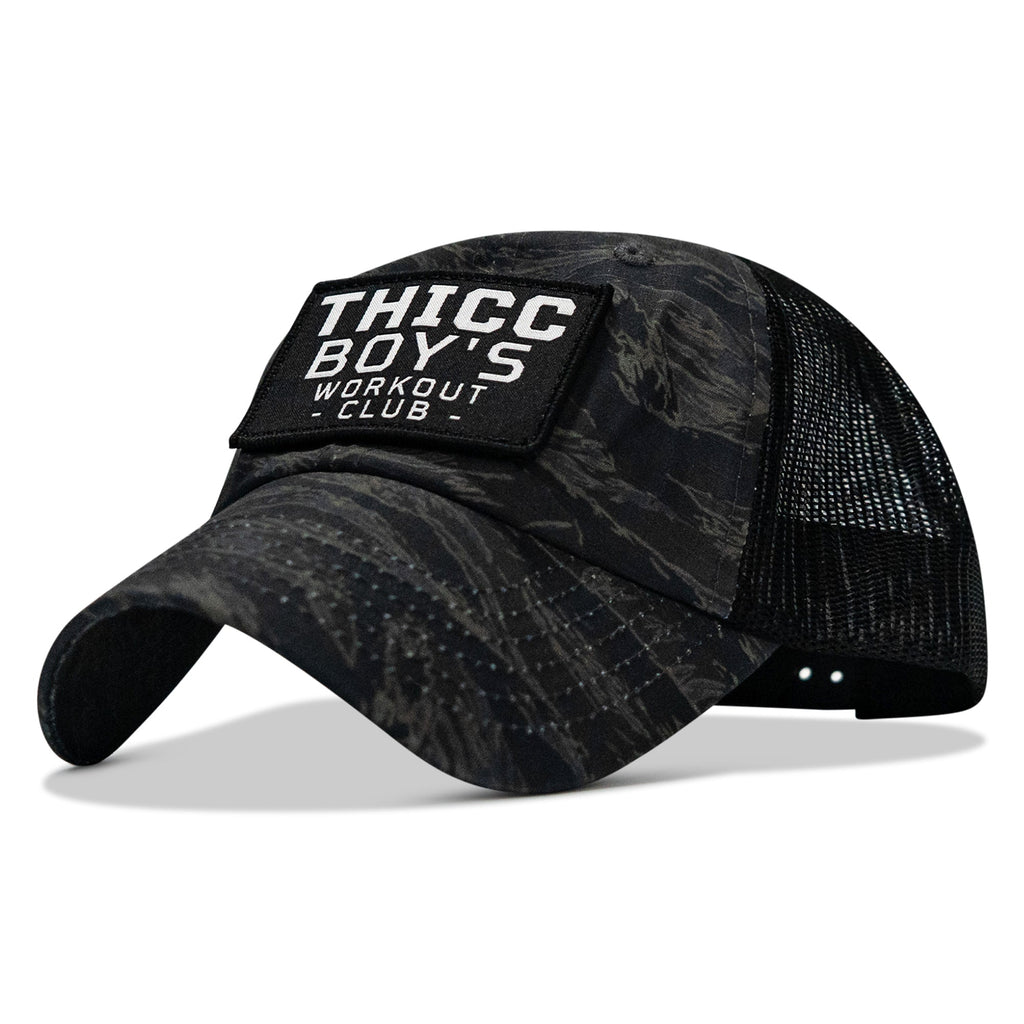 Ripstop Thicc Boys Workout Club Patch Tactical Ripstop Mesh Snapback Hat