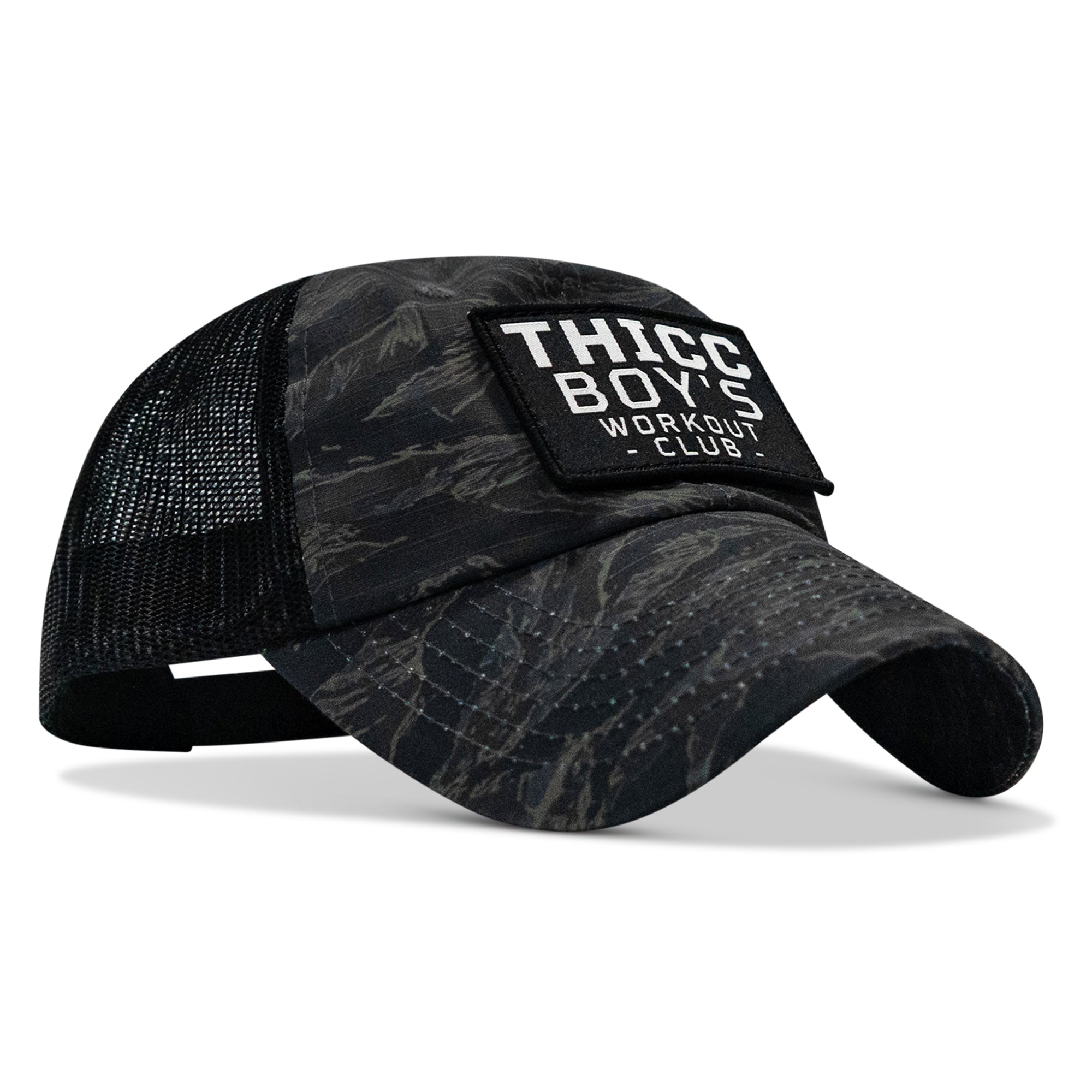 Ripstop Thicc Boys Workout Club Patch Tactical Ripstop Mesh Snapback Hat