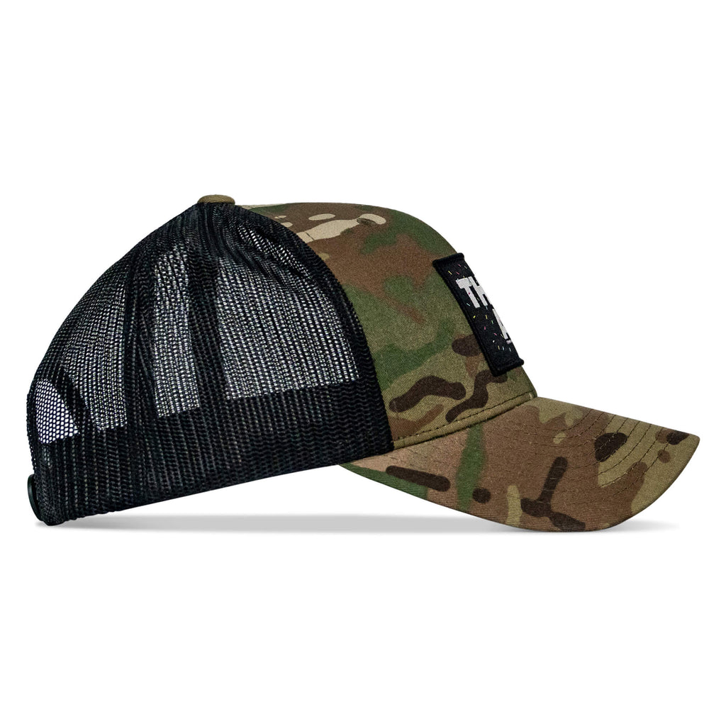 THICK AF DONUT EDITION PATCH MID-PROFILE MESH SNAPBACK Hat