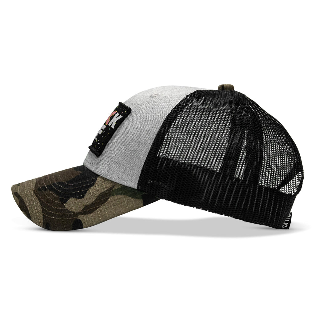 THICK AF DONUT EDITION PATCH MID-PROFILE MESH SNAPBACK Hat