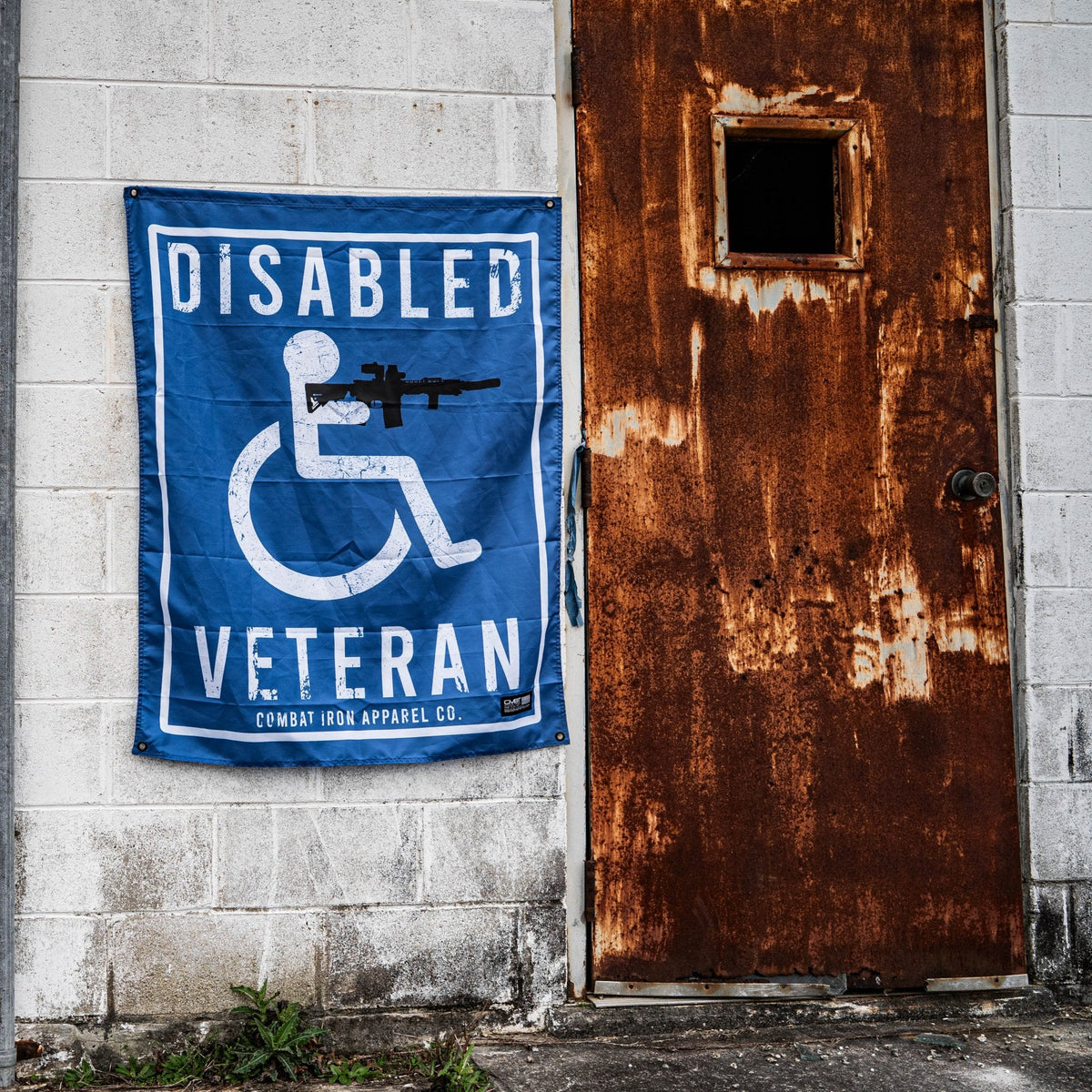 Disabled Veteran Sign 3'x3' Flag