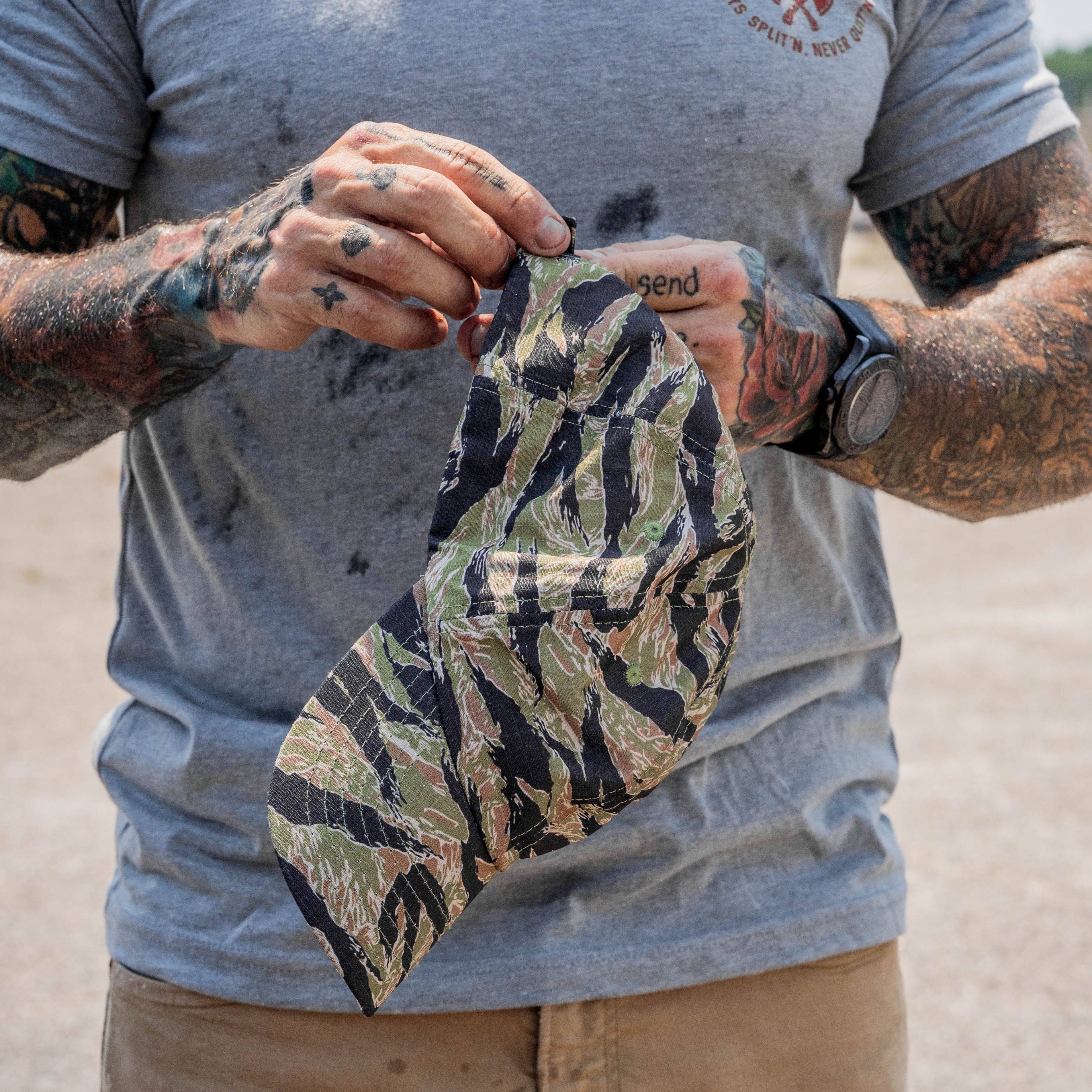 Ripstop Tactical Snapback Hat