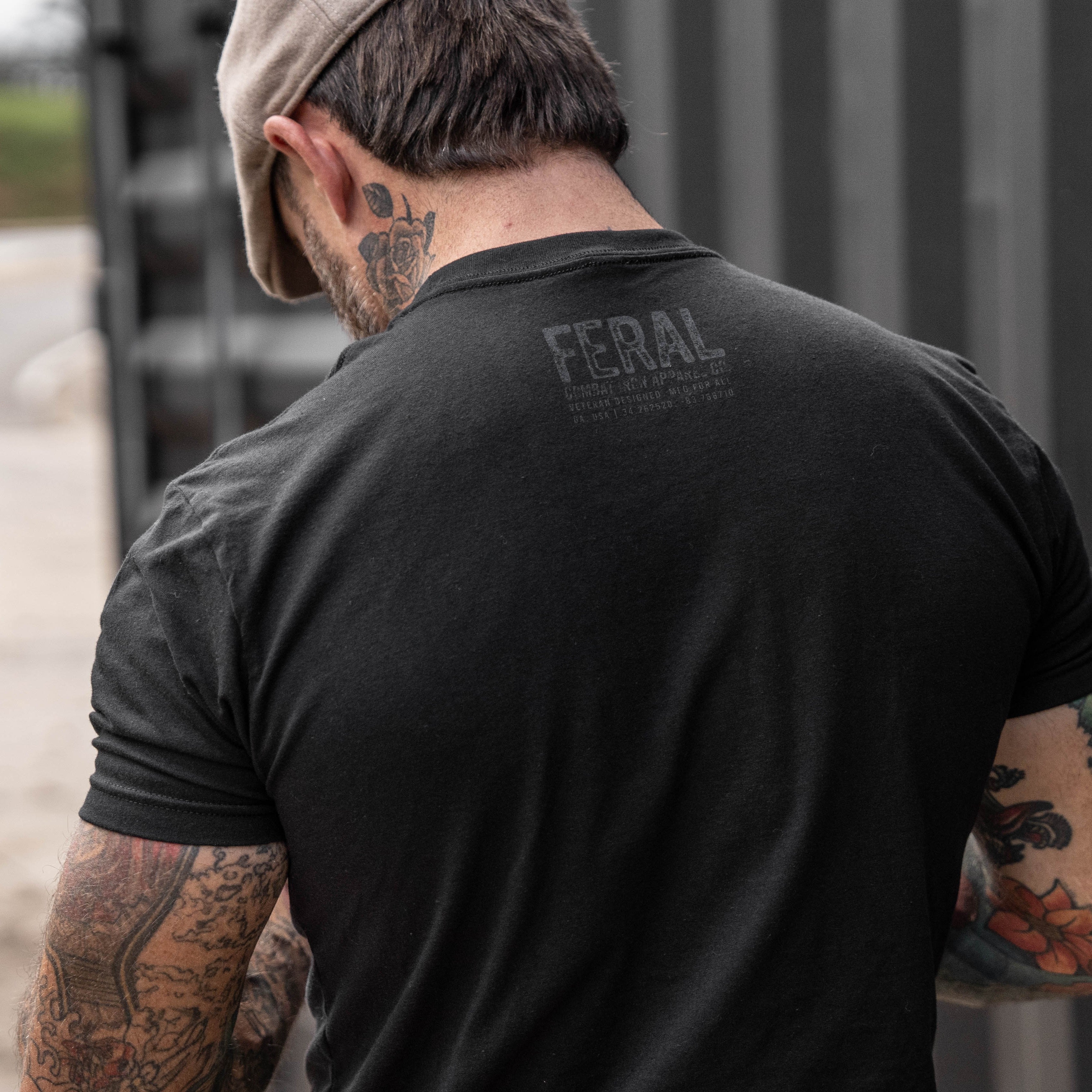 Feral Distressed Men's T-Shirt
