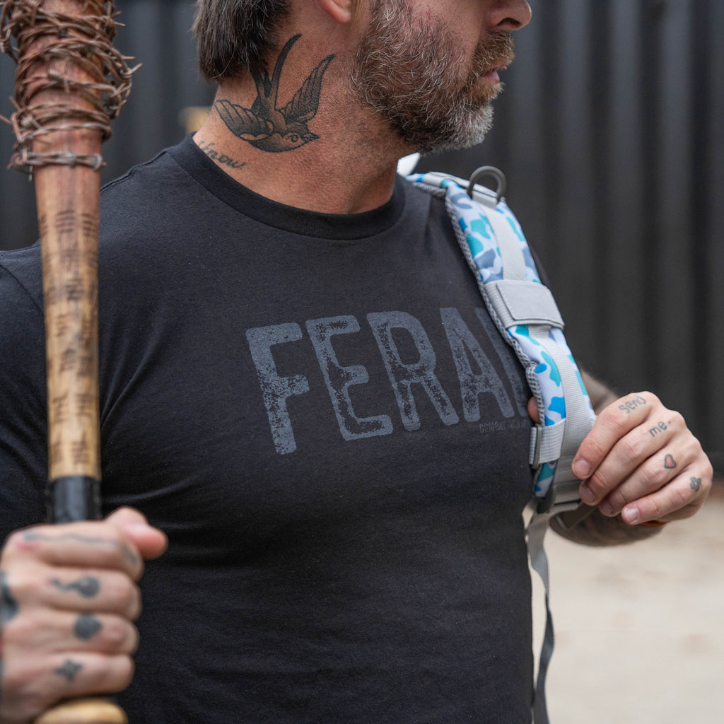 Feral Distressed Men's T-Shirt