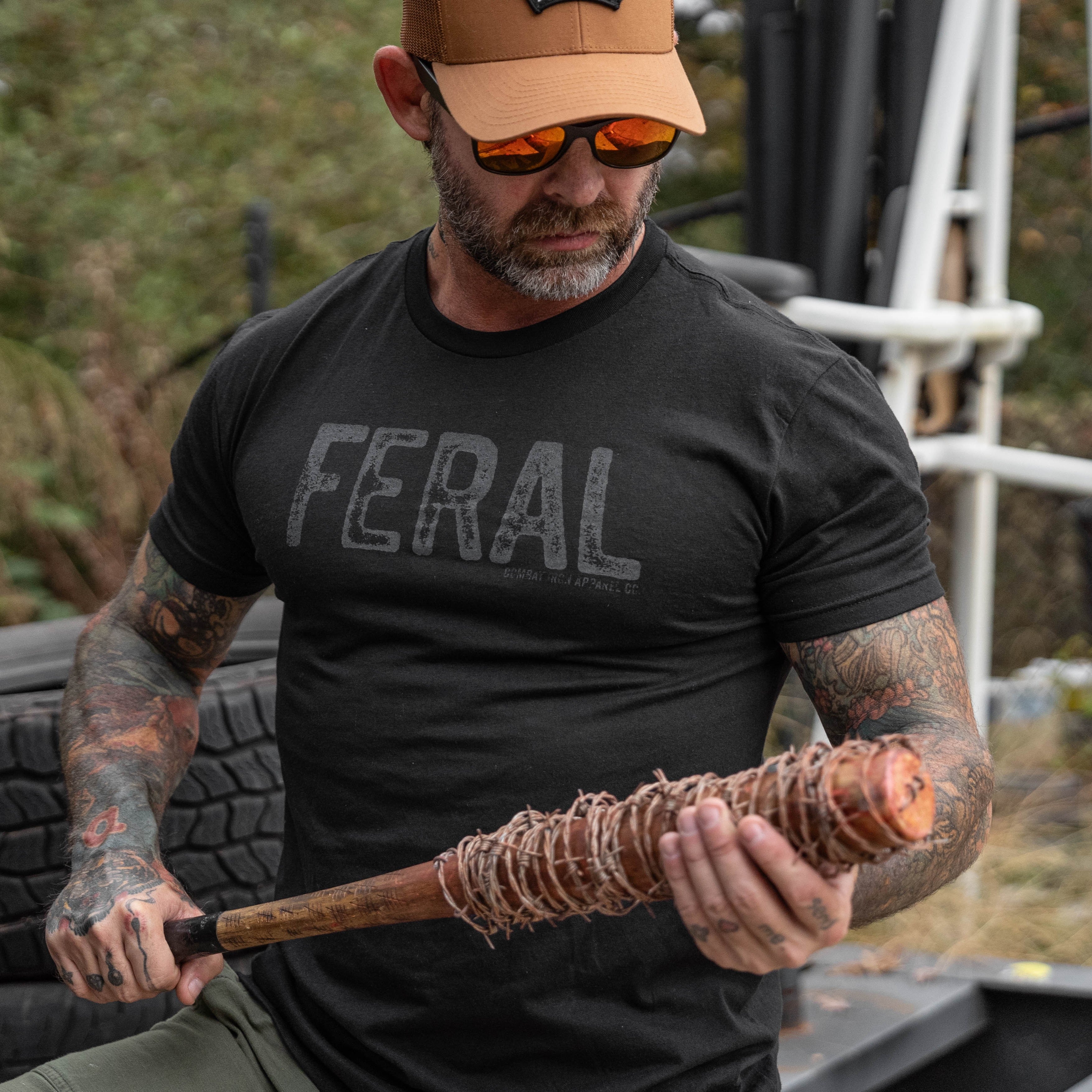 Feral Distressed Men's T-Shirt