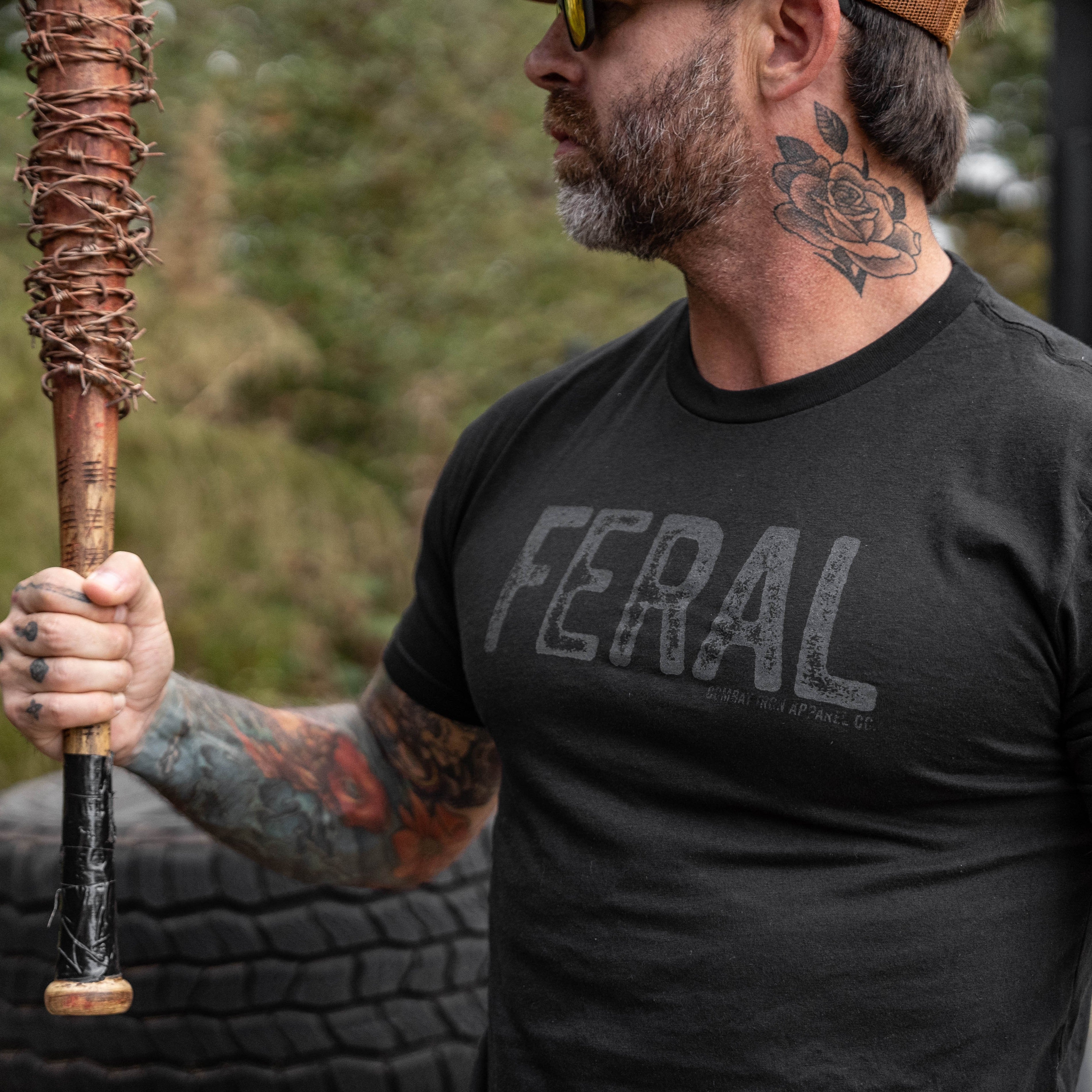 Feral Distressed Men's T-Shirt