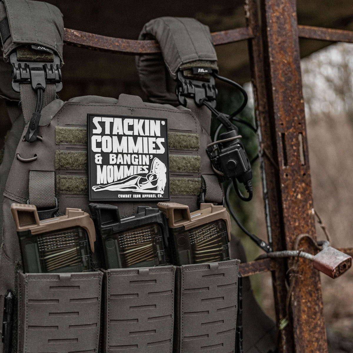 Stackin' Commies & Bangin' Mommies PVC Patch