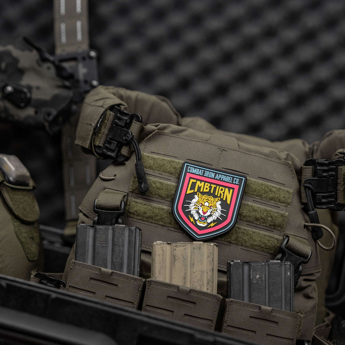Lion Branded PVC Velcro Patch