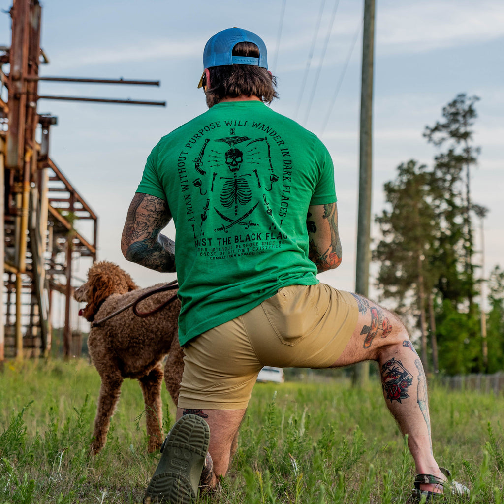 Hoist the Black Flag Skull & Bones Men's T-Shirt