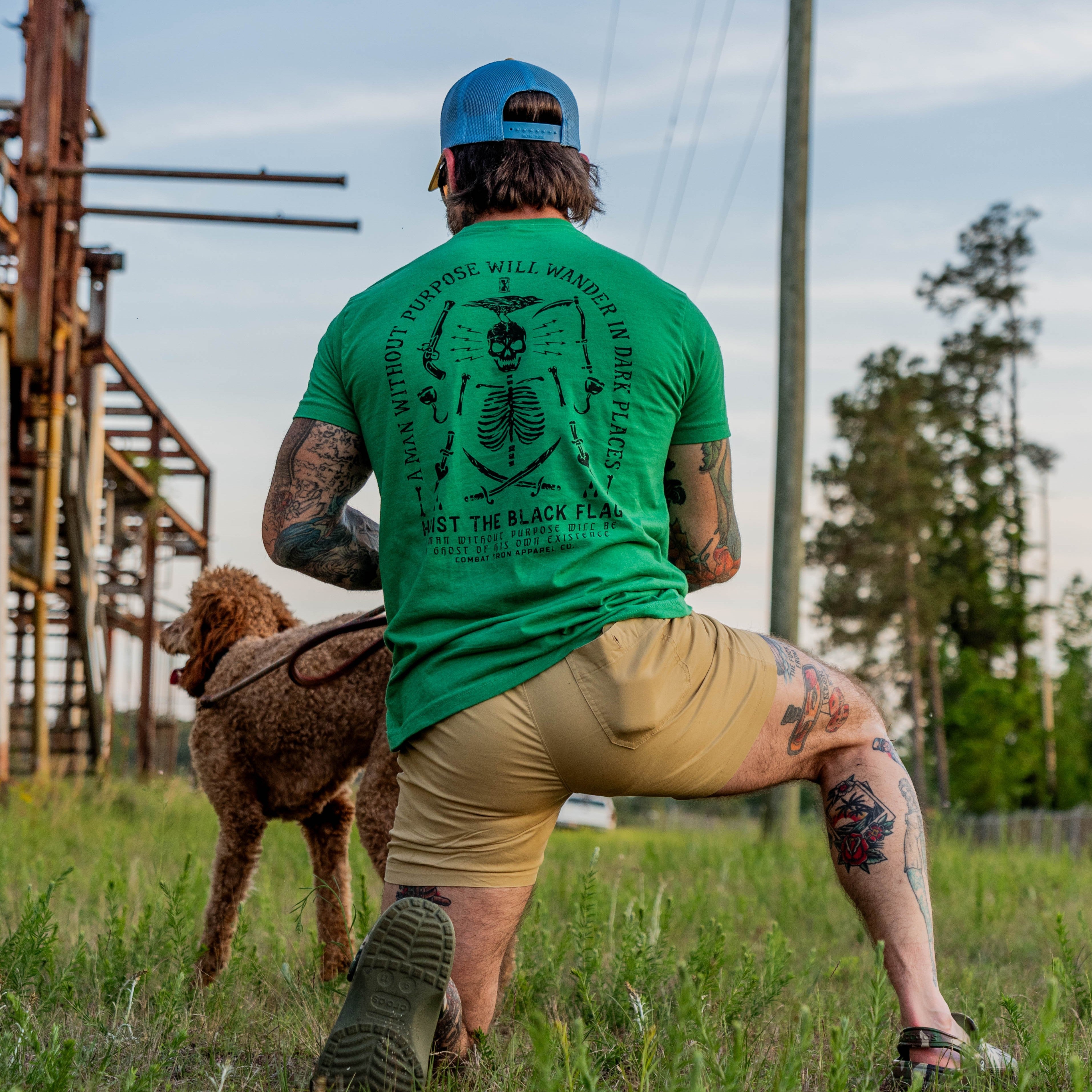 Hoist the Black Flag Skull & Bones Men's T-Shirt