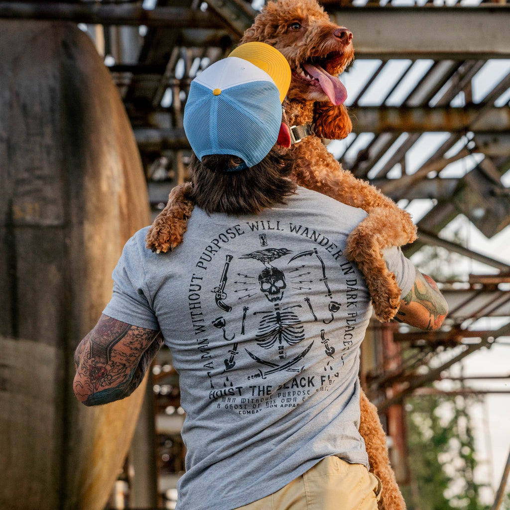 Hoist the Black Flag Skull & Bones Men's T-Shirt