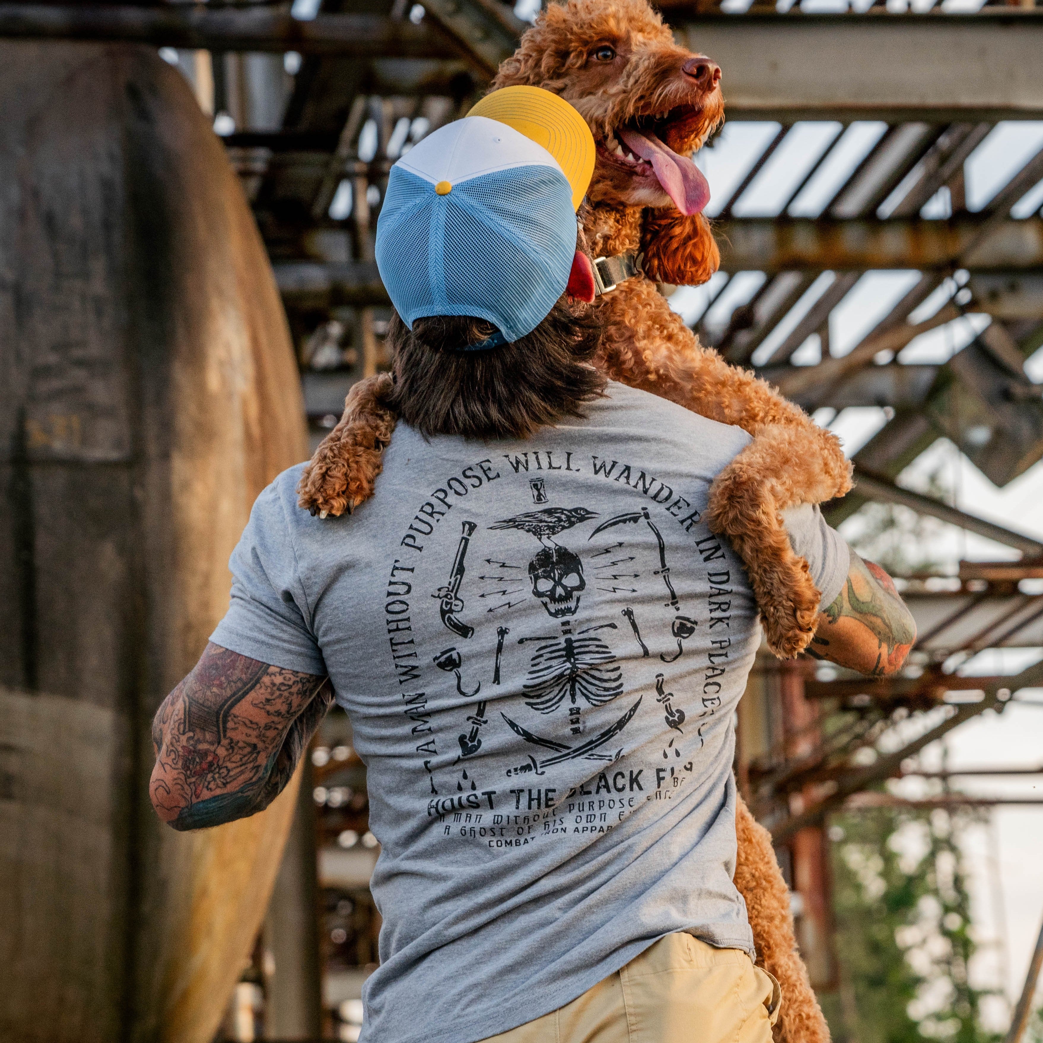 Hoist the Black Flag Skull & Bones Men's T-Shirt