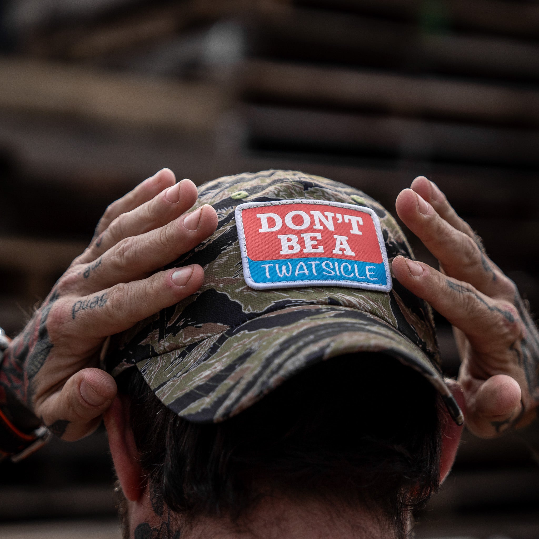 Don't Be A Twatsicle Patch Ripstop Mesh Snapback Hat