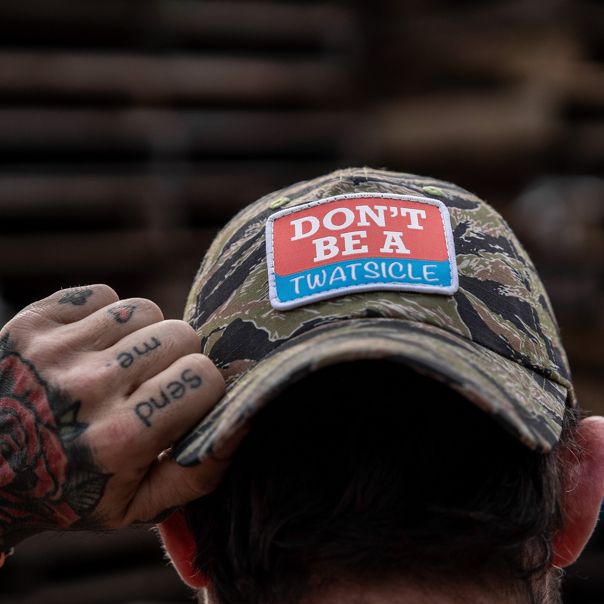 Don't Be A Twatsicle Patch Ripstop Mesh Snapback Hat