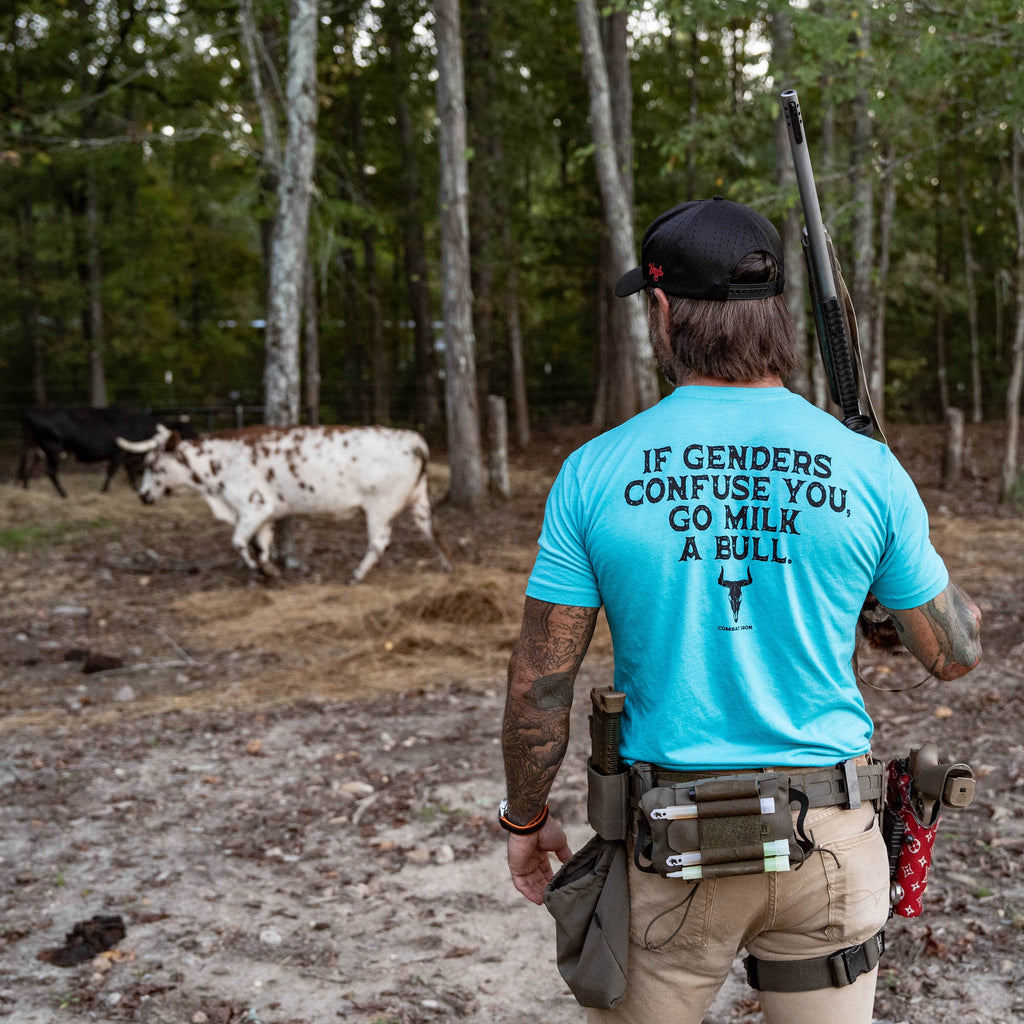 If Genders Confuse You, Go Milk a Bull Men's T-Shirt