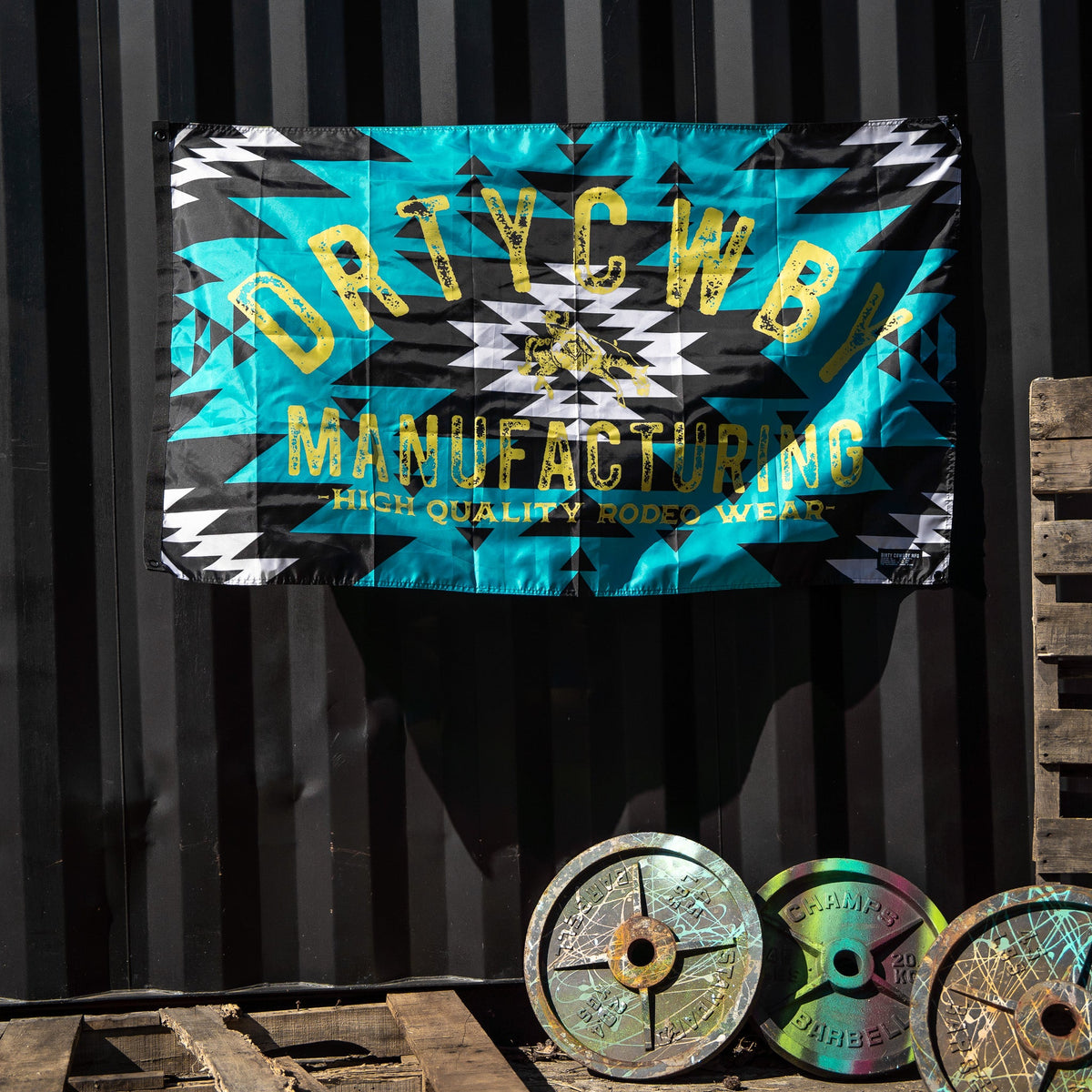 Aztec Dirty Cowboy Branded 3' X 5' Flag