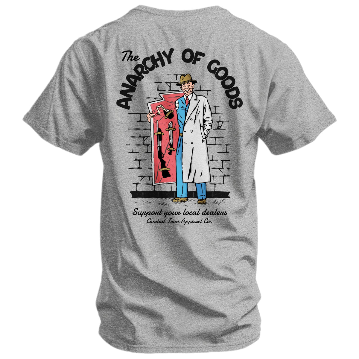 Anarchy of Goods Support your Local Dealer Men's T-Shirt