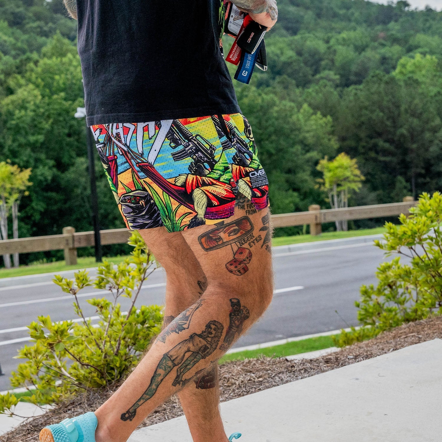 Mid Thigh Mesh Training / Lifestyle Shorts | 5"