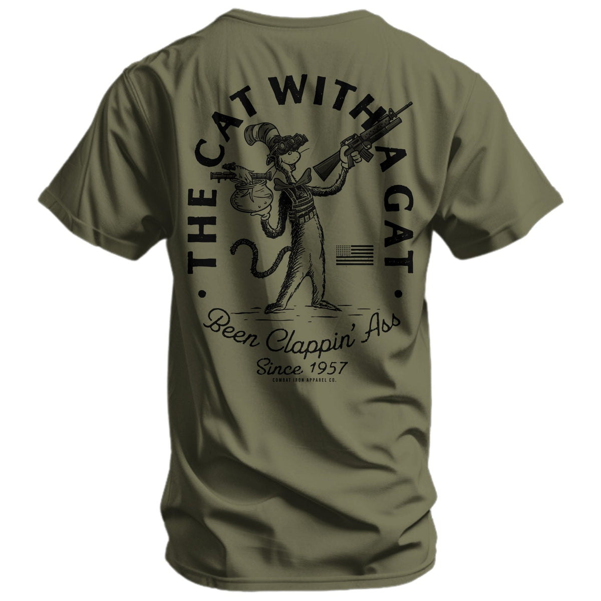 The Cat With A Gat Remix Men's T-Shirt