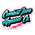 RETRO BRANDED COMBAT IRON Decal