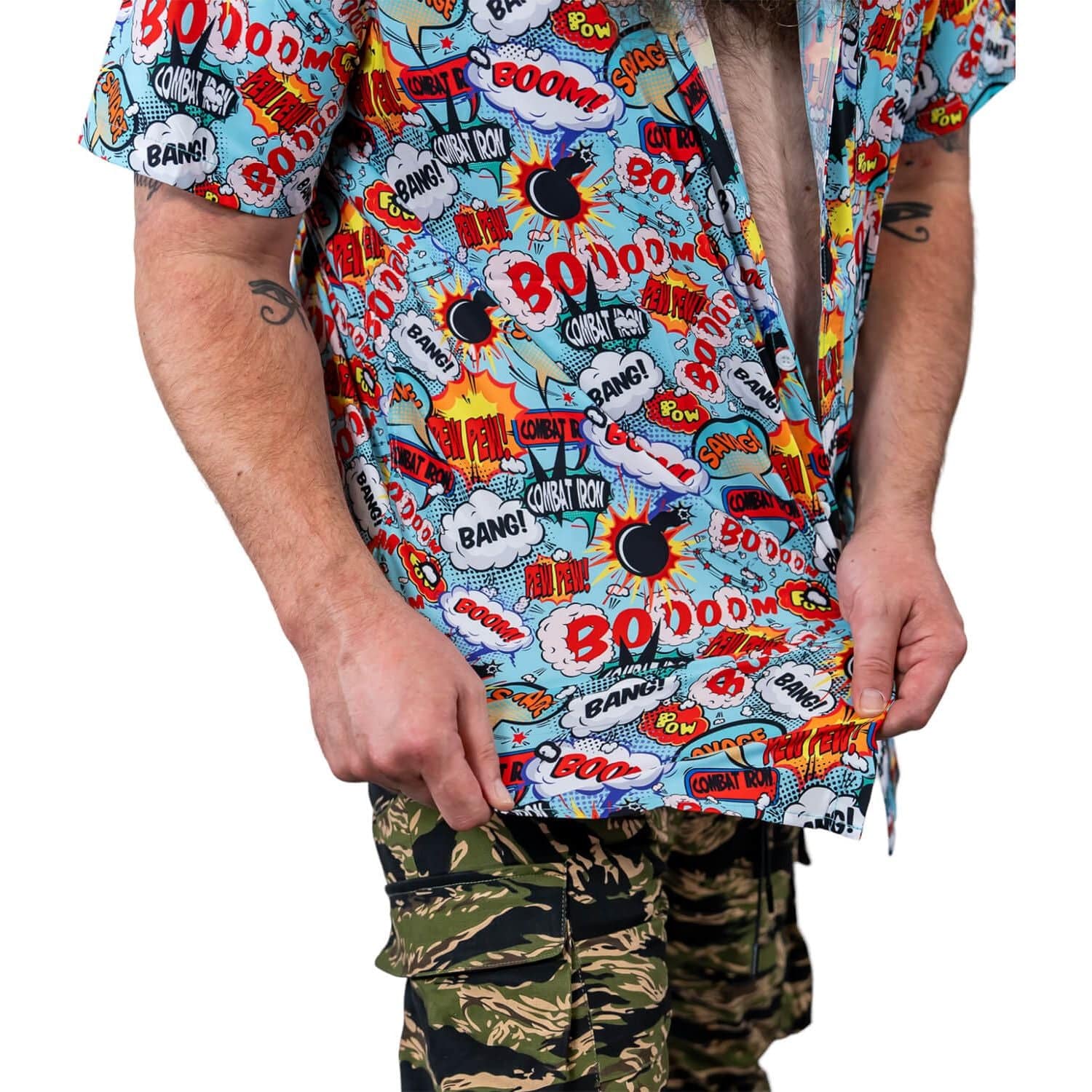 Men Original Button Up Tee