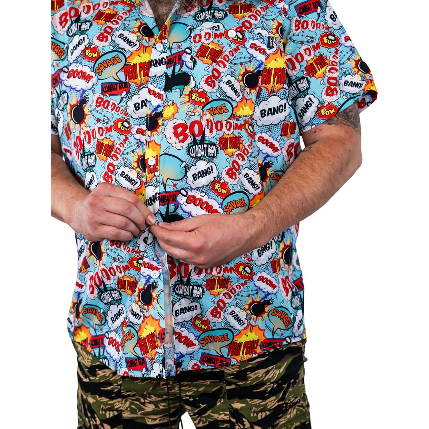 Men Original Button Up Tee