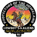 Cowboys & Aliens Border Patrol Decal Sticker