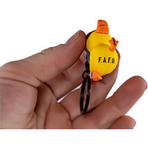 Tactical 3D PVC Keychain