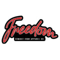 Freedom Script Decal Sticker