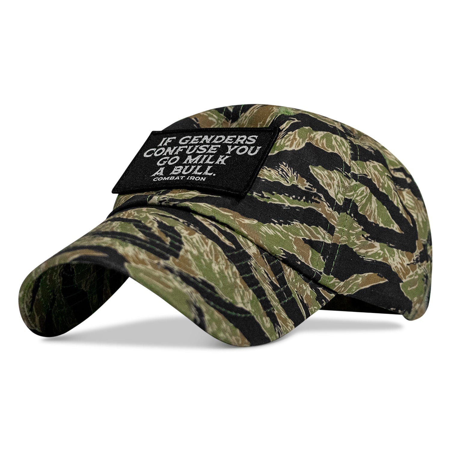 If Genders Confuse You Go Milk A Bull Patch Ripstop Tactical Hat