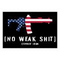 No Weak Shit USA Decal
