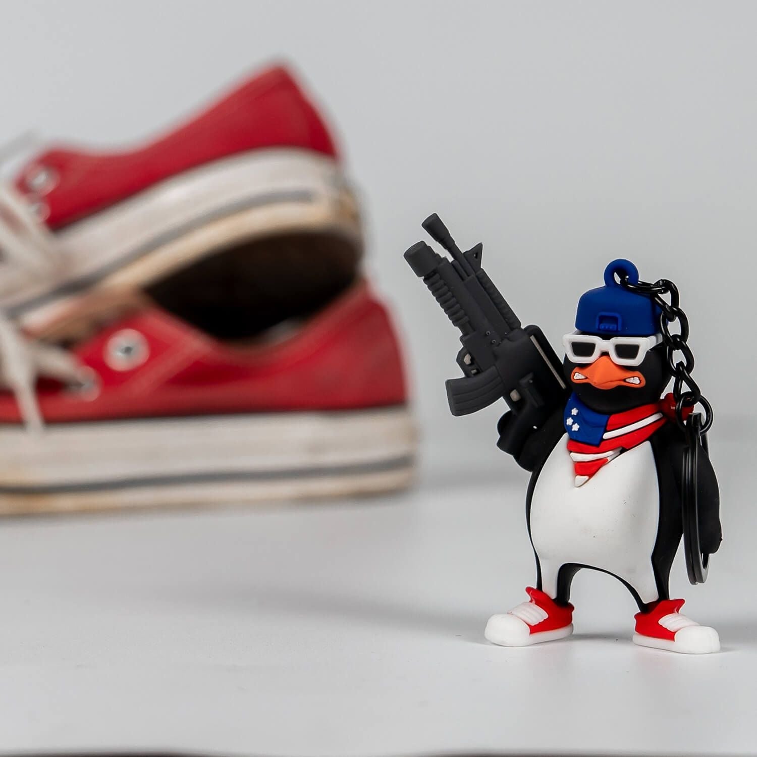 Tactical 3D PVC Keychain